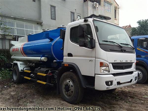 Xe téc chở xăng dầu 8 khối FUSO